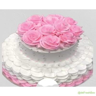 Strawberry Flower Cake, 2.5kg